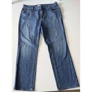 L. L. BEAN Jeans Classic Fit Women 12P Blue Denim Medium Wash Outdoor Pants